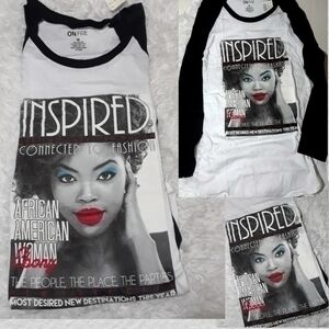 Inspired Gorg African American Woman Cotton Top